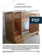 Bunk Bed Plans Sample