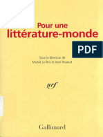 Pour Un Littérature-Monde by Michel Le Bris, Jean Rouaud