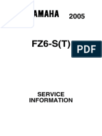 2005 FZ6-S Service Manual