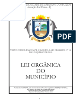 Lei Orgânica Municipal Atualizada