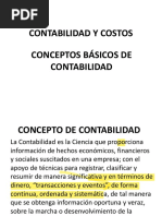 Contabilidad y Costos I