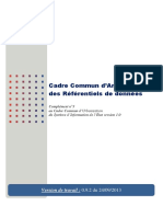 Cadre Commun D'architecture Des Referentiel de Donnees v0.9.2