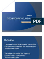 Introduction To Technopreneurship