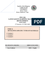 Eng 124 - Unit 2 L 4-6