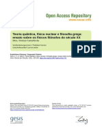 Teoria Quântica, Física Nuclear e Filosofia Grega-Ensaio Sobre Os Físicos Filósofos Do Século XX