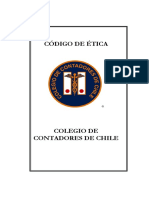 CODIGO DE ETICA COLEGIO CONTADORES DE CHILE A.G. Aprobado 29 6 22