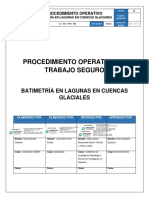 12-100-POTS-009 Procedimiento para Trabajo de Batimetria en Lagunas PDF