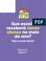 E-Book Sua Escola Receberá Novos Alunos No Meio Do Ano