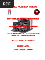 Proyecto de Mantenimiento de Una Camara Frigorifica Oee