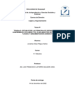 Tarea 2 Establecer Las Principales Definiciones Que Contienen El Syllabus y El Plan Analitico