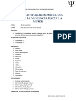 Plan Contra La Violencia de La Mujer