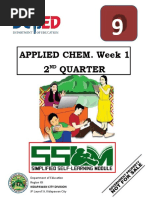 Applied Chem Week 1