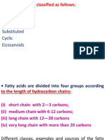 Chemistry of Fatty Acids.