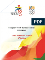 EYOF - Tbilisi2015 - CDM Manual - First Edition