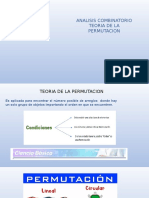 Analisis Combinatorio Teoria de La Permutacion