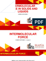 CHM02 - CO1 - LESSON2 - Intermolecular Force