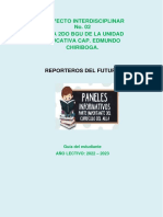 Proyecto Interdisciplinar 2 para 2do Bgu