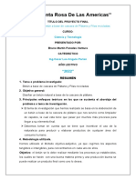 I.E.P "Santa Rosa de Las Americas": Elaboración de Betún A Base de Cascara de Plátano y Pilas Recicladas