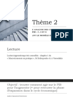 L'analyse Des Composantes Du PIB: C, I Et G