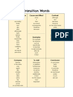 Transition Words