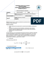 Informe 1 Preparación de Soluciones Estándar de Ácido Clorhídrico e Hidróxido de Sodio 0,1N