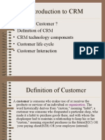 Introduction To CRM