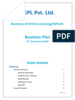 Bussiness Plan