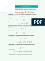 Non Homogeneous Heat Equation