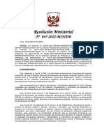 MINAM (2022) - Guía de Valoración Económica de Impactos Ambientales en El Marco Del SEIA