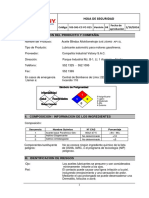 MSDS Blindax Altokilometraje