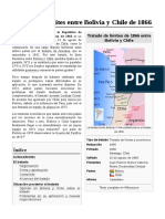 Tratado de Límites Entre Bolivia y Chile de 1866