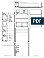 DD Character Sheet 5e Fillable