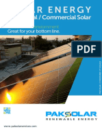 Paksolar Residential Commercial Solar Brochure