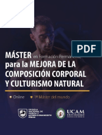 ENFAF Información Máster en Culturismo Natural