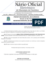 DiArio Oficial EletrOnico Do MunicIpio de Ourinhos - 1613 25075601