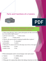 Parts ND Function of Camera