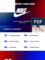 NIKE Company Analysis