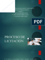 Proceso de Licitación