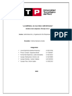 "La Empresa, Su Cultura E Importancia" Análisis de La Empresa: Álicorp S.A.A