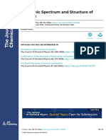 Electronic Spectrum and Structure of