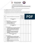 Skills Enhancement Rubric