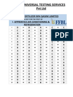 FFBL FML FPCL Answer Key