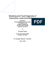 Fasih Modeling and Fault Diagnosis of Automotive Lead-Acid Batteries