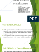 Credit Appraisal Process & Financial Parameters