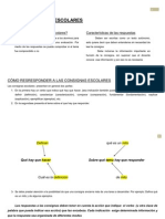 Las Consignas Escolares