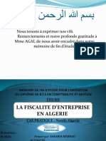 Nous Tenons À Exprimer Nos Vifs Remerciements Et Notre Profonde Gratitude À Mme AGAL de Nous Avoir Encadré Dans Notre Mémoire de Fin D'étude