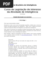 ABIN - Curso de Legislação de Interesse Da Atividade de Inteligência