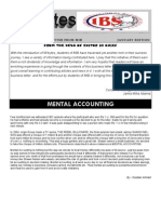 Mental Accounting: From The Desk of Editor in Chief