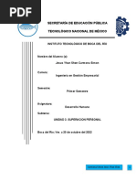 Actividad 1 Unidad 3. Superación Personal