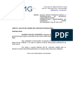 Objeto: Solicitar Cierre Del Periodo Probatorio. Señora Juez: RODNEY MACIEL GUERREÑO, Abogado Del Foro, y Conforme A La